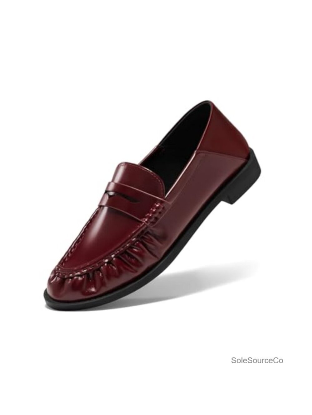 Penny Loafers Collapsible Heel Slip-On Comfortable Work Flats